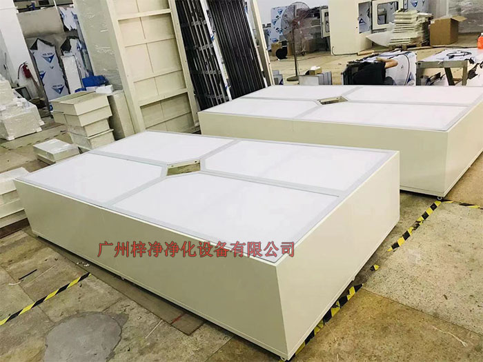 潔凈送風天花制作現(xiàn)場實拍圖