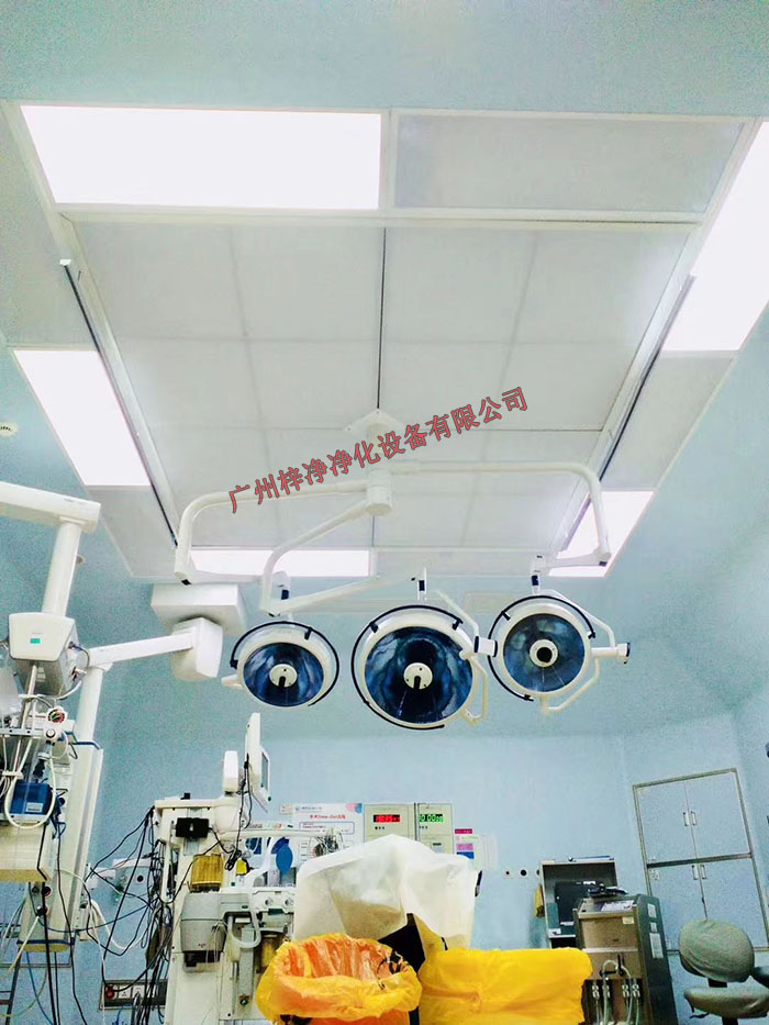 手術室層流送風天花安裝效果實拍圖